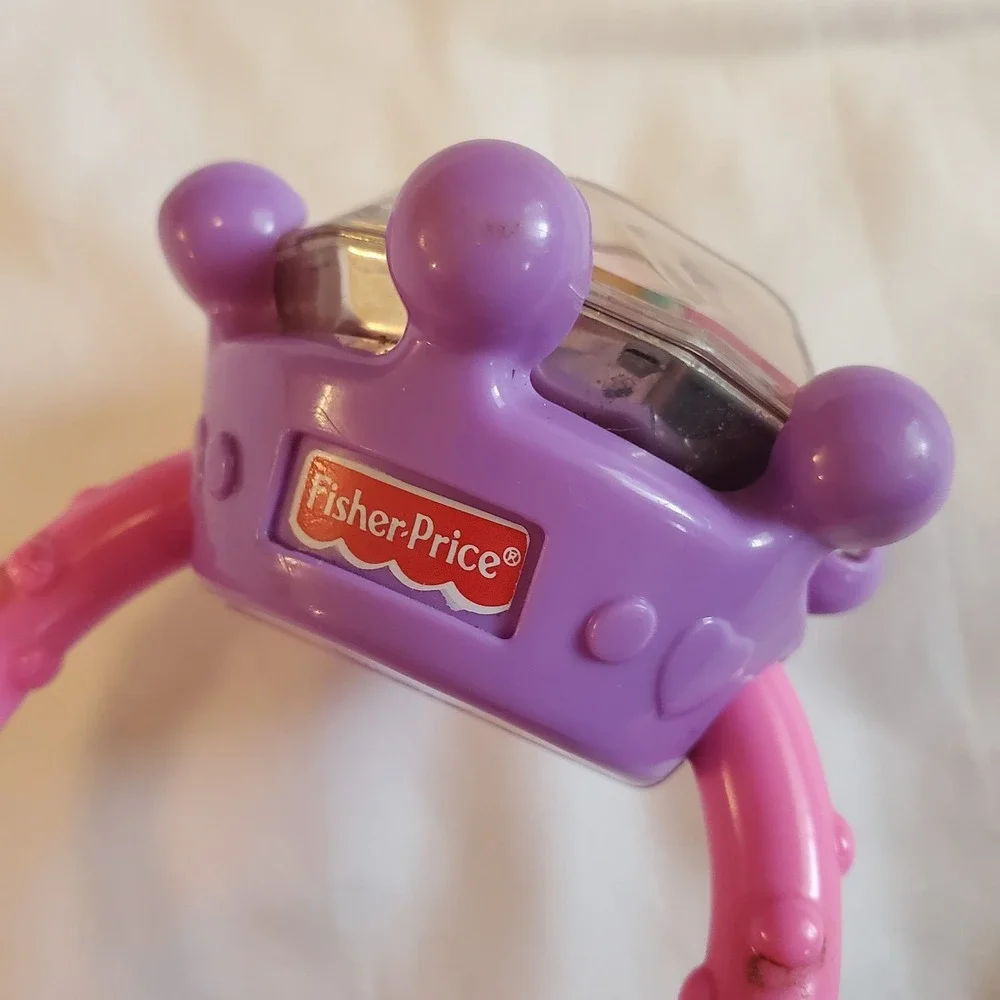 Fisher Price Brilliant Basics Little Glamour‎ Diamond Ring Teether Rattle  2010